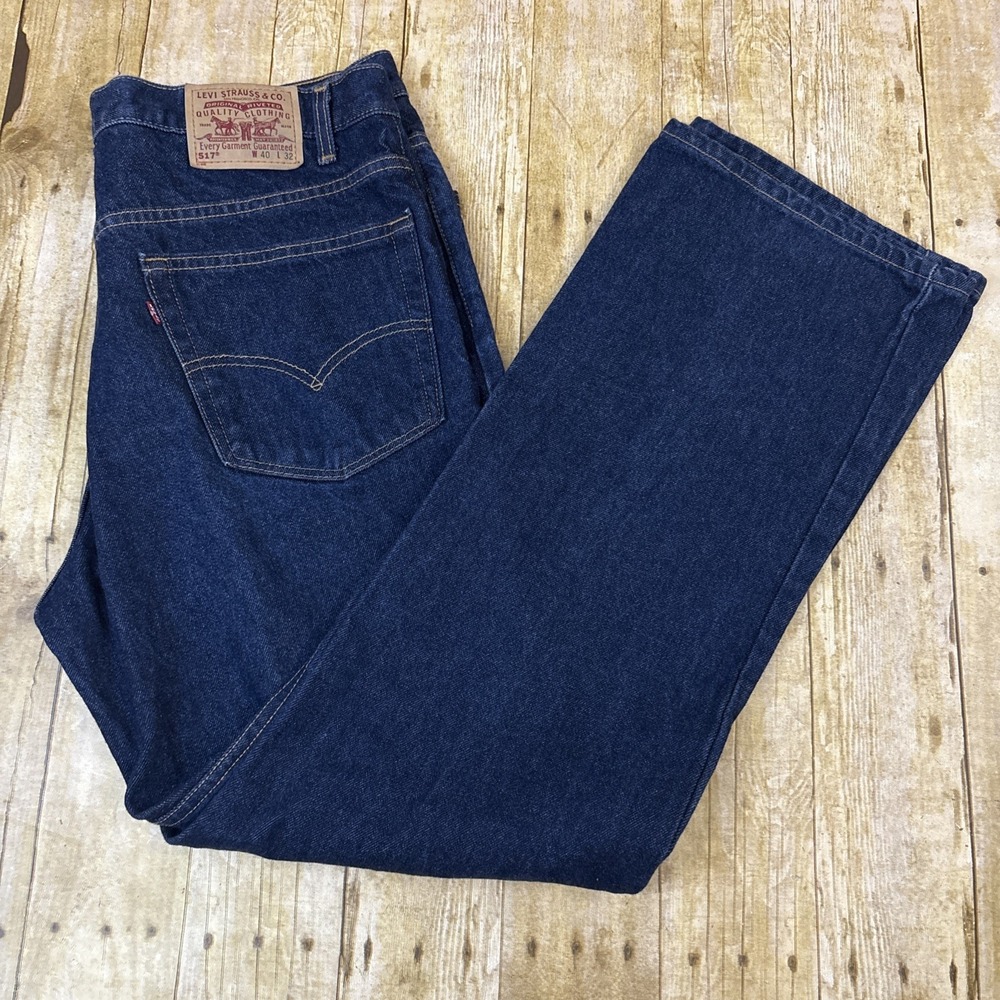 Levis 517 Red Tab Jeans Made In USA Vintage Regular Fit Straight Leg 40X32 38X33